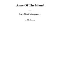 Montgomery, Lucy Maud — Anne Of The Island