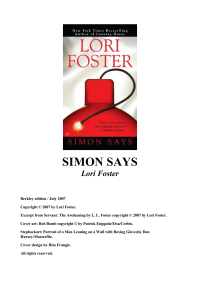 Foster Lori — Simon Says