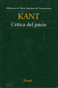 Kant Immanuel — Critica del juicio