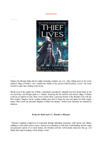 Hendee J C; Barb — Thief of Lives