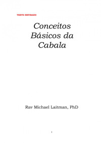 Laitman, Rav Michael — Michael laitman conceitos basicos cabala
