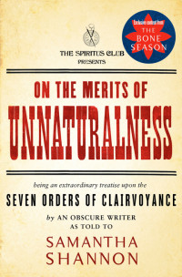 Samantha Shannon — On the Merits of Unnaturalness