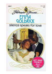 Goldrick Emma — Silence Speaks for Love