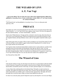 A. E. van Vogt — The Wizard of Linn