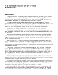 Foster, Alan Dean — Metrognome and other Stories