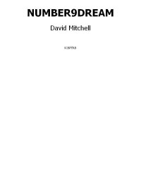 Mitchell David — Number9Dream