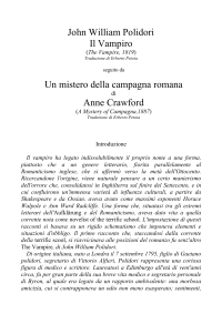Polidori, John William — Il Vampiro