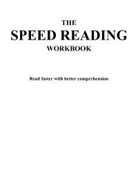 not specified — Speed Reading Workbook