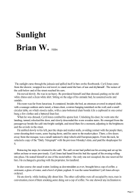 Brian Wilson Aldiss — Sunlight