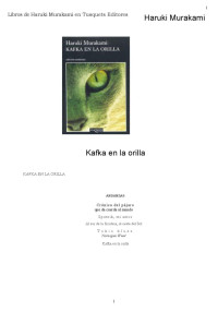 Murakami Haruki — Kafka en la orilla