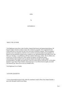 Stephenson Neal — The Eco-Thriller