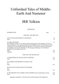 Tolkien, John Ronald Reuel — Unfinished Tales of Númenor and Middle-Earth