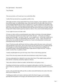 Terry Pratchett — The Light Fantastic