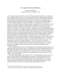 Howard-Snyder, Daniel — Divine Hiddenness