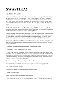 Aldiss, Brian Wilson — Swastika