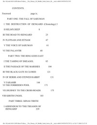 Tolkien, J R R — The War of the Ring