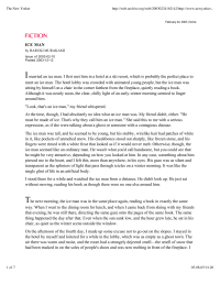 Murakami Haruki — The Ice Man