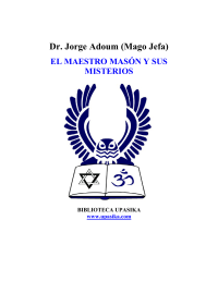 Adoum Jorge — El Maestro Mason Y Sus Misterios