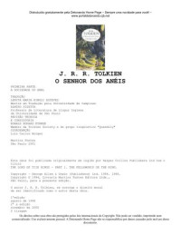 Tolkien, J R R — O Senhor dos Aneis 01 A Sociedade do Anel