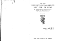 Heise Karl — Entente-Freimaurerei und Weltkrieg