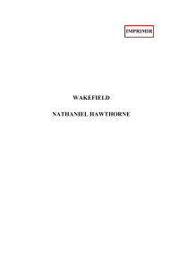 Hawthorne Nathaniel — Wakefield