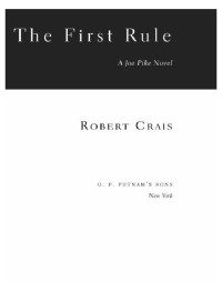 Crais Robert — The First Rule