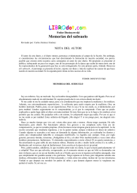 Dostoyesvski Fedor — Memorias del Subsuelo