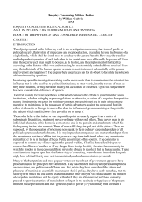 Godwin William — Enquiry Concerning Political Justice