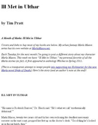 Pratt Tim — Ill Met in Ulthar