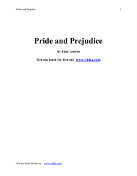 Austen Jane — Pride & Prejudice