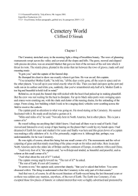 Simak, Clifford D — Cemetery World