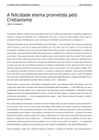 Soren Kierkegaard — A felicidade eterna prometida pelo cristianismo