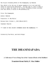 Dhammapada — A Collection of Verses