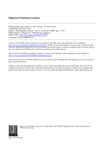 Horwich Paul — Disquotation and Cause in the Theory of Reference