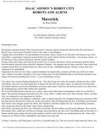Isaac Asimov, Bruce Bethke — Maverick
