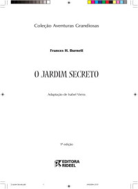 Burnett, Frances H — O jardim secreto