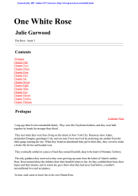 Garwood Julie — One White Rose