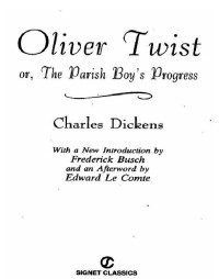 Dickens Charles — Oliver Twist