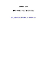 Milton John — Das verlorene Paradies
