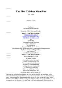 Nesbit Edith — The Five Children Omnibus
