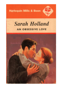Holland Sarah — An Obsessive Love