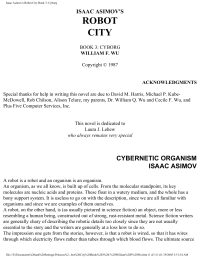 Asimov Isaac; Wu William F — Cyborg