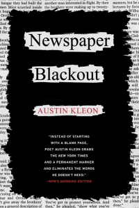 Austin Kleon — Newspaper Blackout: Poetry