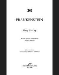 Mary Wollstonecraft Shelley — Frankenstein