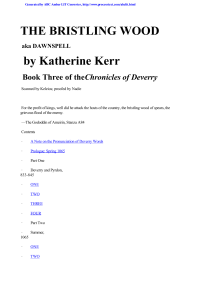 Kerr Katherine — The Bristling Wood