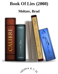 Meltzer Brad — Book Of Lies