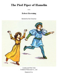 Browning Robert — The Pied Piper of Hamelin