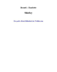 Bronte Charlotte — Shirley
