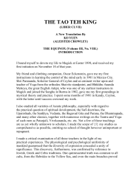 Crowley Aleister — Tao Teh King