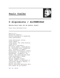 Paulo Coelho — Alchemikas